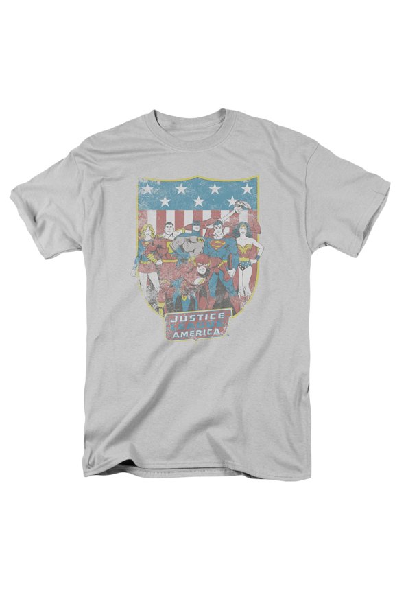 Dc - Jla American Shield - Short Sleeve Shirt - XXX-Large