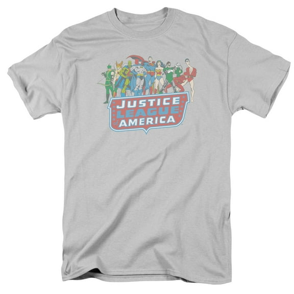 Dc - Jla Lineup - Short Sleeve Shirt - Large