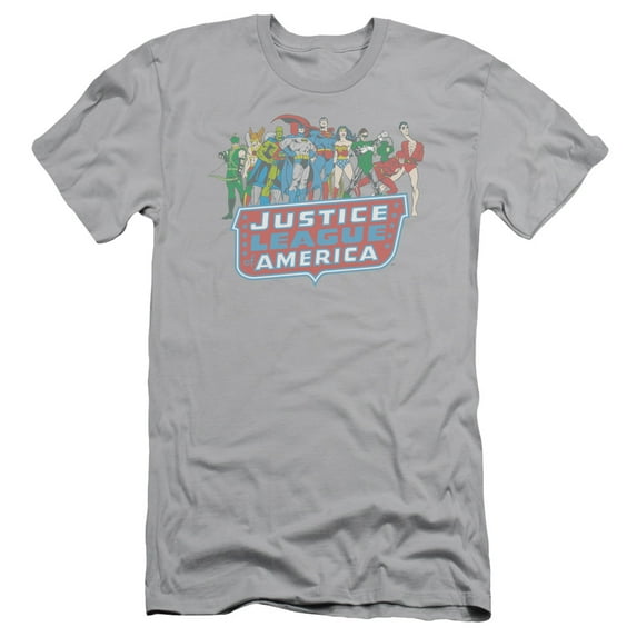 Dc - Jla Lineup - Slim Fit Short Sleeve Shirt - Medium