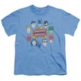 thumbnail image 1 of DC Comics Men's  Justice Head Circle T-shirt Blue, 1 of 2