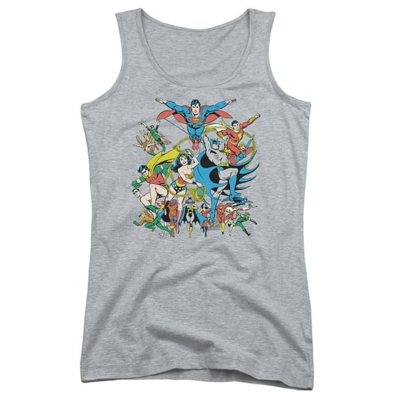 Dc - Justice League Assemble - Juniors Tank Top - Small