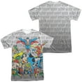 thumbnail image 1 of Dc Justice League Assemble Unisex Adult Sublimated Costume T Shirt (Front/Back), 3X-Large Multicolor, 1 of 2