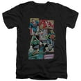 thumbnail image 1 of Dc - Justice League Boxes - Slim Fit V Neck Shirt - Small, 1 of 2