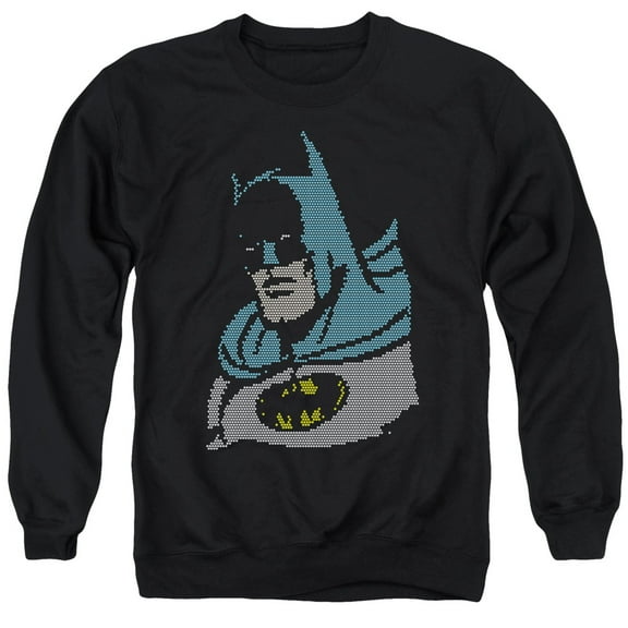 Dc - Lite Brite Batman - Crewneck Sweatshirt - X-Large