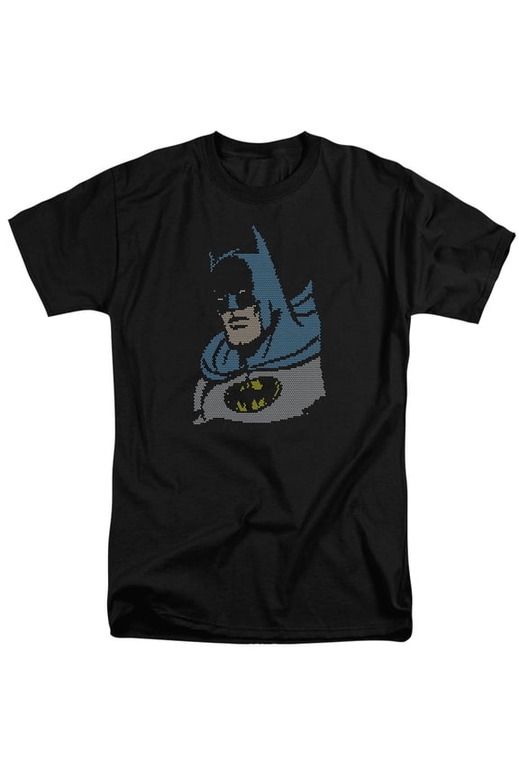 Dc - Lite Brite Batman - Tall Fit Short Sleeve Shirt - XX-Large