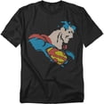 thumbnail image 1 of DC Comics T-Shirt Lite Brite Superman Unisex Graphic Tee For Men & Women, 1 of 7