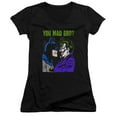 thumbnail image 1 of Dc - Mad Bro - Juniors Cap Sleeve V-Neck Shirt - Small, 1 of 2