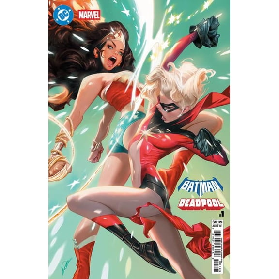 Dc Marvel Batman Deadpool #1 (one Shot) Cvr L Alexander Lozano Wonder Woman Ms Marvel Card Stock Var DC Comics Comic Book