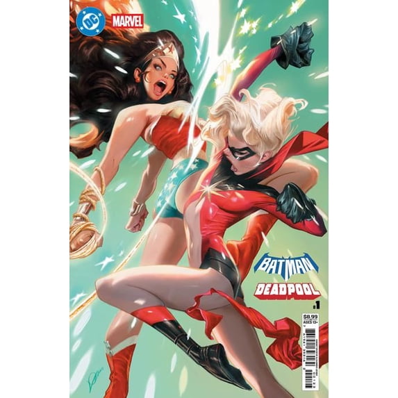 Dc Marvel Batman Deadpool #1 (one Shot) Cvr L Alexander Lozano Wonder Woman Ms Marvel Card Stock Var DC Comics Comic Book