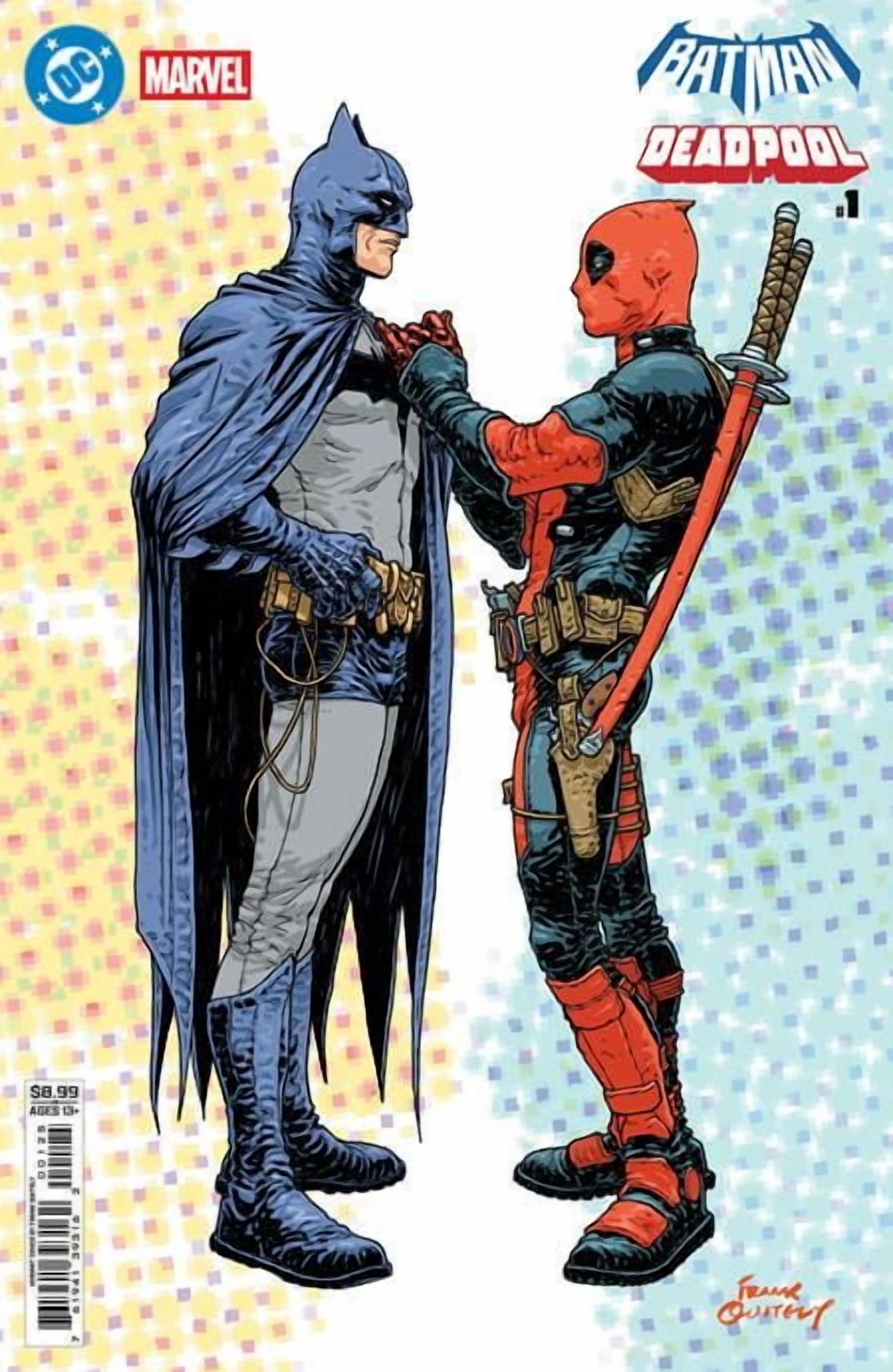 Dc Marvel Batman Deadpool #1 (one Shot) Cvr N Frank Quitely Batman Deadpool Card Stock Var DC Comics Comic Book