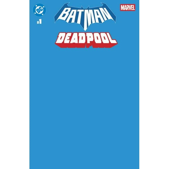 Dc Marvel Batman Deadpool #1 (one Shot) Cvr U Blue Blank Card Stock Var DC Comics Comic Book