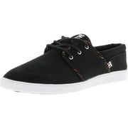Dc Mens Haven Sp Black Print Ankle-High Nylon Fashion Sneaker - 12M
