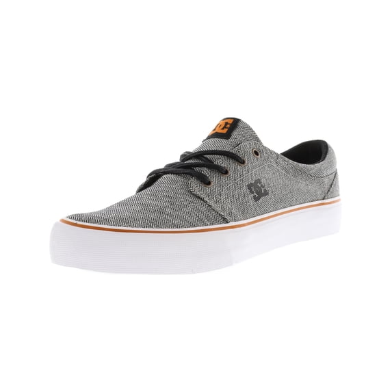 Dc Men's Trase Tx Grey / Orange Ankle-High Skateboarding Shoe - 11M