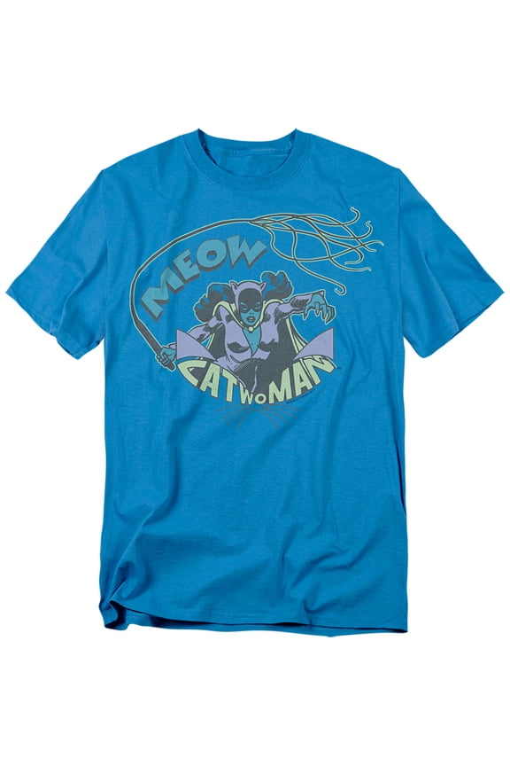 DC Comics T-Shirt Meow Catwoman Unisex Graphic Tee For Men & Women