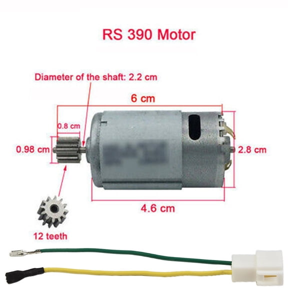 Dc Motor For Kids Electric Car 550 Rs390 Rs380 Rs550 12V 6V Dl555 24V 10 Teeth Engine Electric Motor For Power Tool Accessory