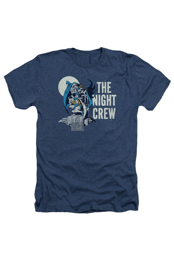 Dc - Night Crew - Heather Short Sleeve Shirt - Large