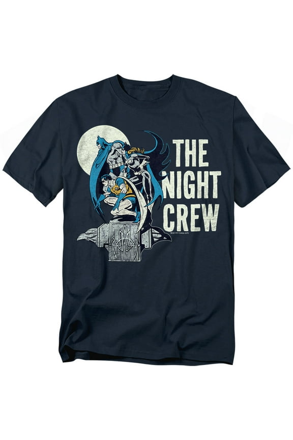 DC Comics T-Shirt Night Crew Unisex Graphic Tee For Men & Women