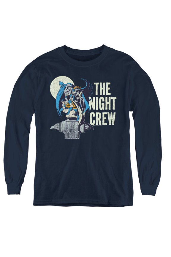Dc - Night Crew - Youth Long Sleeve Shirt - Small