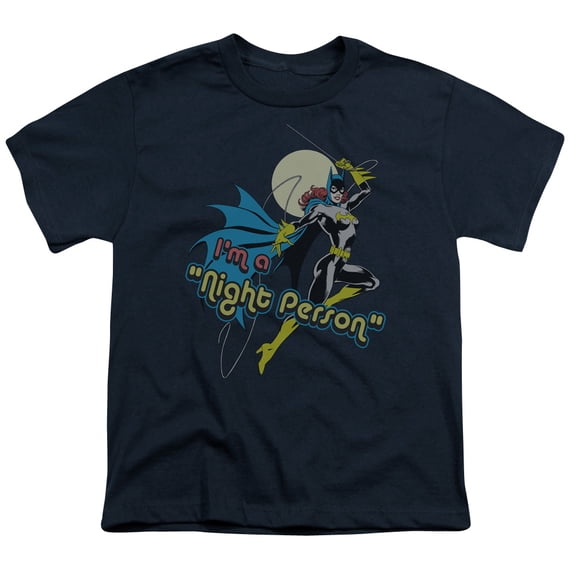 DC Comics Men's Night Person T-shirt Blue