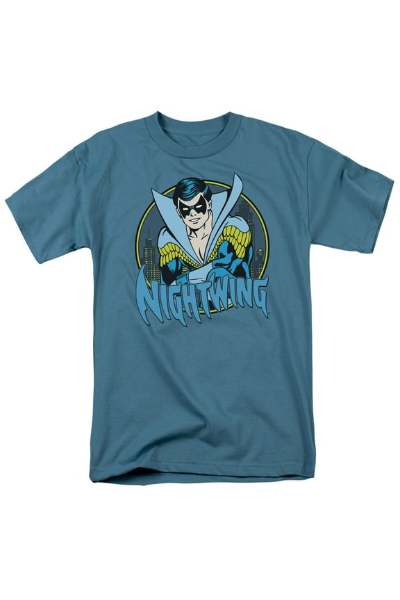 DC Comics Men's Nightwing T-shirt Medium Black