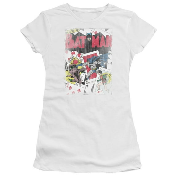 Dc - Number 11 Distressed - Juniors Teen Girls Cap Sleeve Shirt - Large