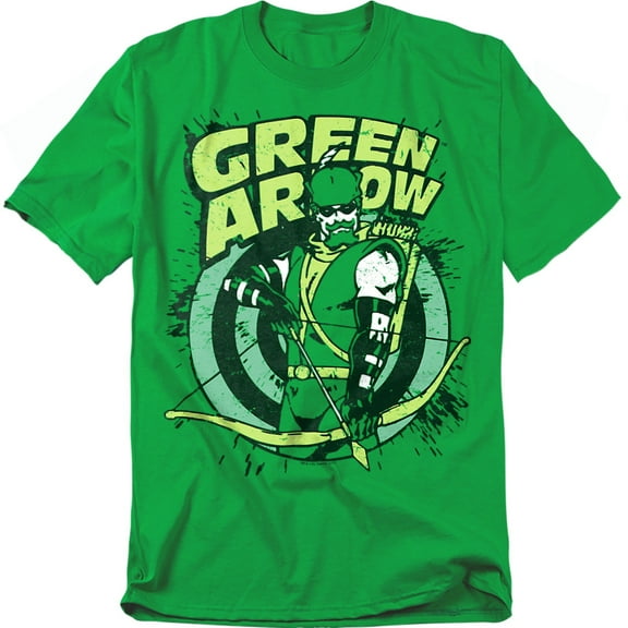 DC Comics T-Shirt On Target Unisex Graphic Tee For Men & Women Kelly Green 
