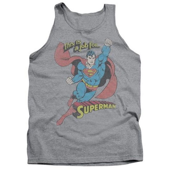 Dc-On The Job - Adult Tank Top - Heather & 2X