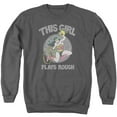 thumbnail image 1 of Dc - Plays Rough - Crewneck Sweatshirt - X-Large, 1 of 2