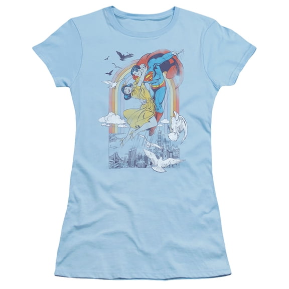 Dc Rainbow Love Officially Licensed Juniors T Shirt