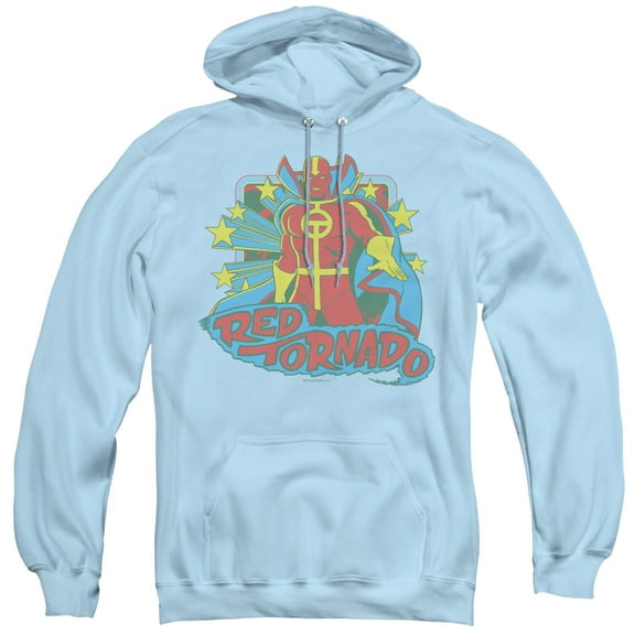 Dc - Red Tornado Stars - Pull-Over Hoodie - Small
