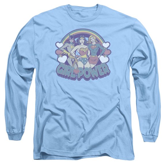 Dc - Retro Girl Power - Long Sleeve Shirt - X-Large