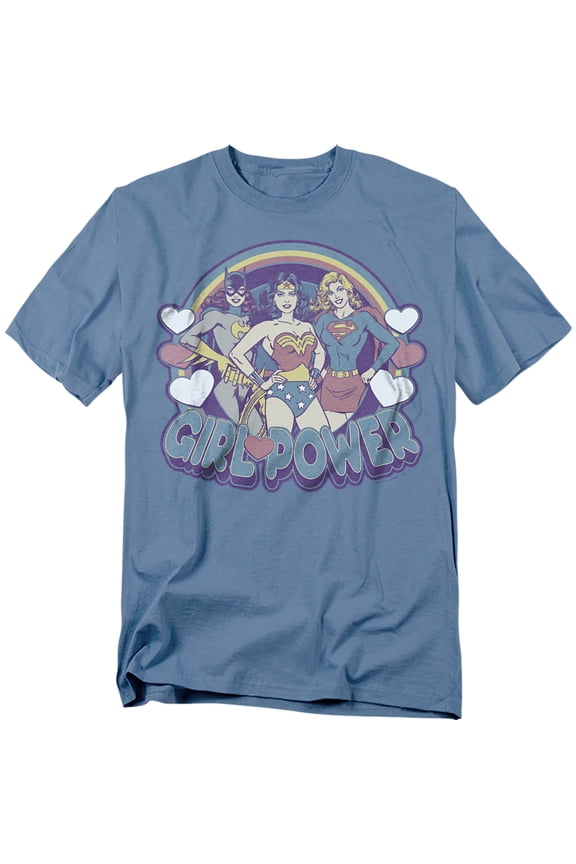 DC Comics T-Shirt Retro Girl Power Unisex Graphic Tee For Men & Women