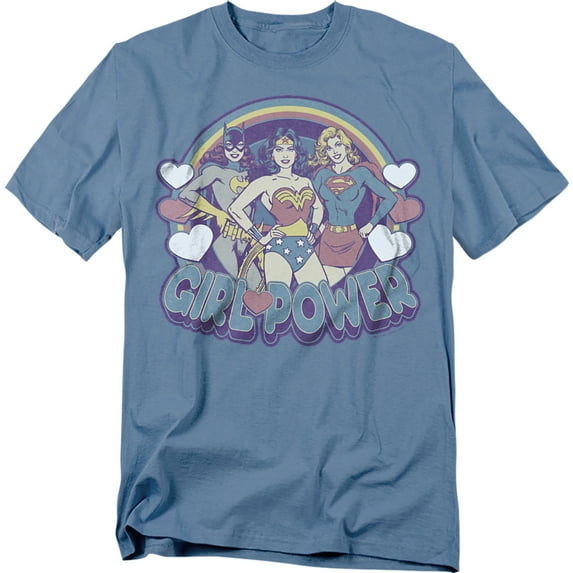 DC Comics T-Shirt Retro Girl Power Unisex Graphic Tee For Men & Women