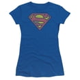 thumbnail image 1 of Dc Retro Supes Logo Distressed Juniors Short Sleeve Shirt, 1 of 2