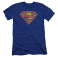 thumbnail image 1 of Dc - Retro Supes Logo Distressed - Premium Slim Fit Short Sleeve Shirt - XX-Large, 1 of 2
