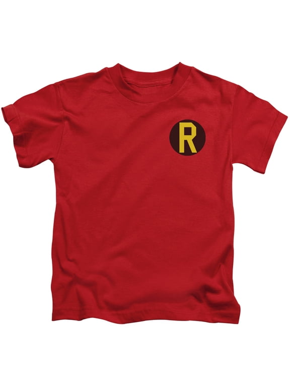 Dc - Robin Logo - Juvenile Short Sleeve Shirt - 7