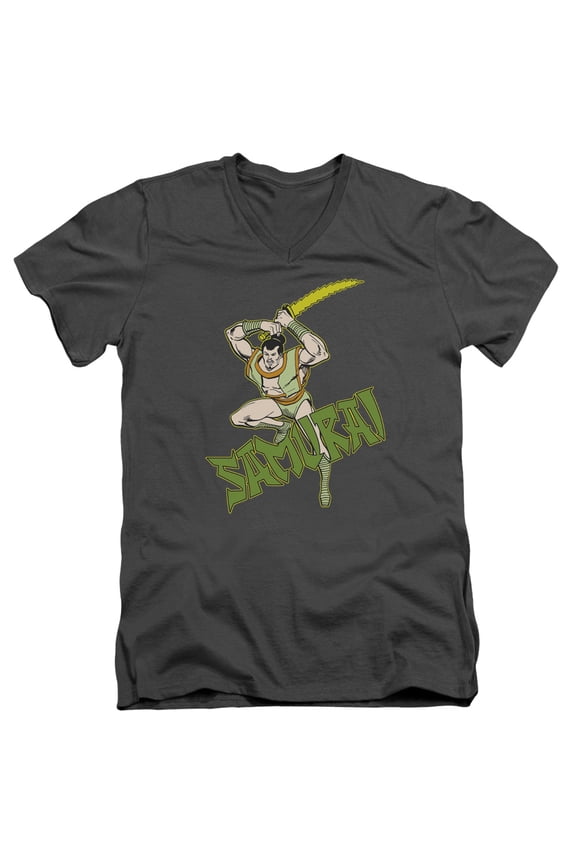 Dc - Samurai - Slim Fit V Neck Shirt - Large