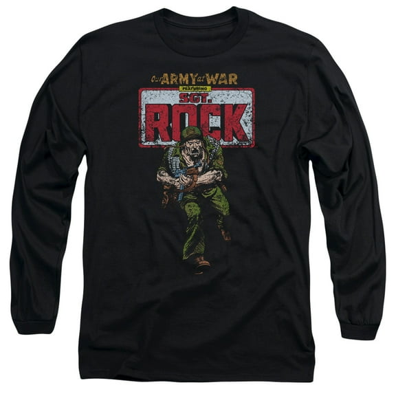 Dc - Sgt Rock - Long Sleeve Shirt - Large