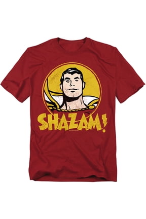 DC Comics T-Shirt Shazam Circle Unisex Graphic Tee For Men & Women