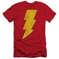 thumbnail image 1 of Dc - Shazam Logo Distressed - Slim Fit Short Sleeve Shirt - Small, 1 of 2