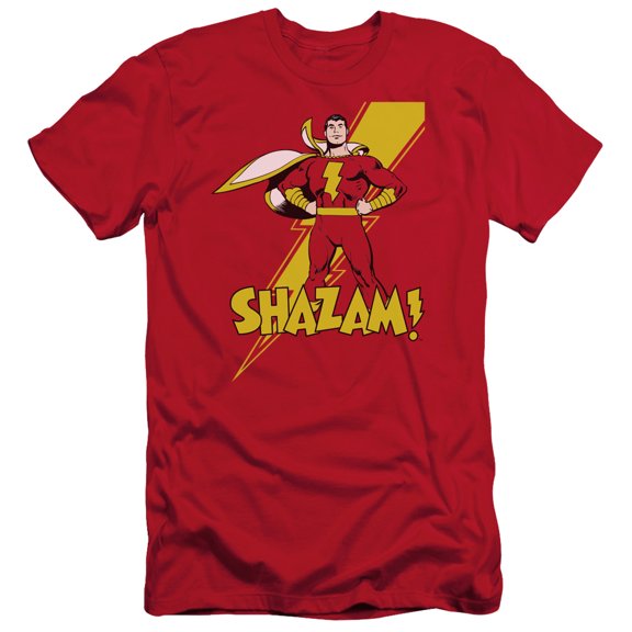 Dc - Shazam! - Slim Fit Short Sleeve Shirt - Large