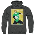 thumbnail image 1 of DC Comics Men's  Simple Gl Poster Hooded Sweatshirt Charcoal, 1 of 2