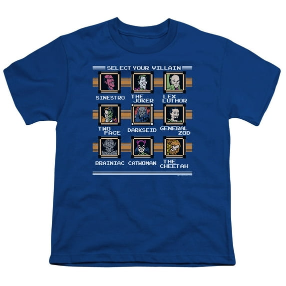 DC Comics Men's Stage Select T-shirt Royal