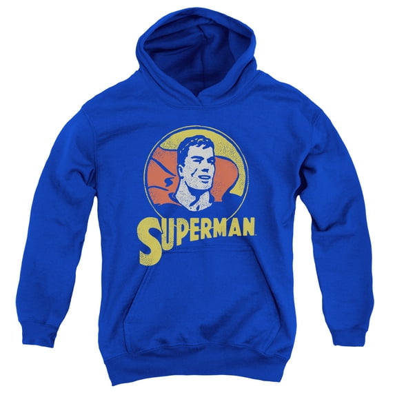 Dc - Super Circle - Youth Hooded Sweatshirt - Small