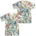 thumbnail image 1 of Dc Super Collage Unisex Adult Sublimated Costume T Shirt (Front/Back), 2X-Large Multicolor, 1 of 2
