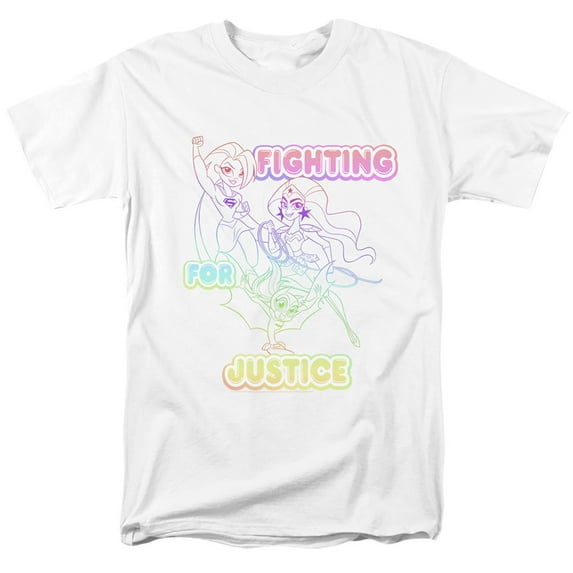 Dc Superhero Girls Fighting For Justice Unisex Adult T Shirt For Men And Women