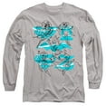 thumbnail image 1 of Dc Superhero Girls/Line Art Group-Long Sleeve Adult 18/1 Athletic Heather, 1 of 1