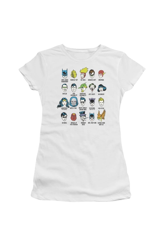 Dc - Superhero Issues - Juniors Teen Girls Cap Sleeve Shirt - Large