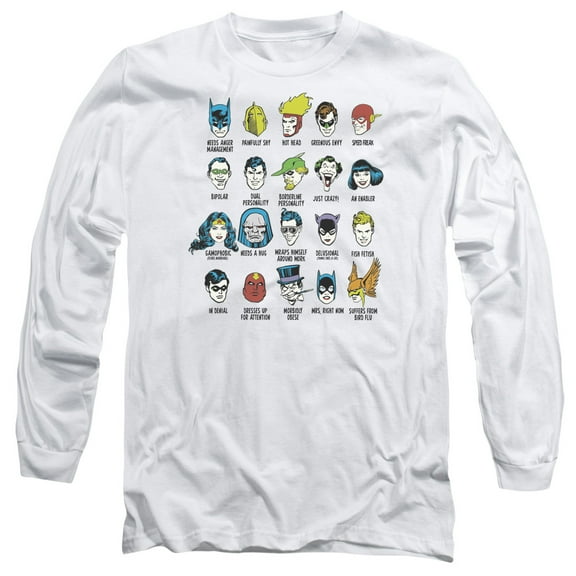 Dc - Superhero Issues - Long Sleeve Shirt - Small