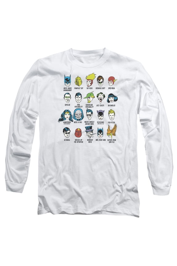 Dc - Superhero Issues - Long Sleeve Shirt - X-Large